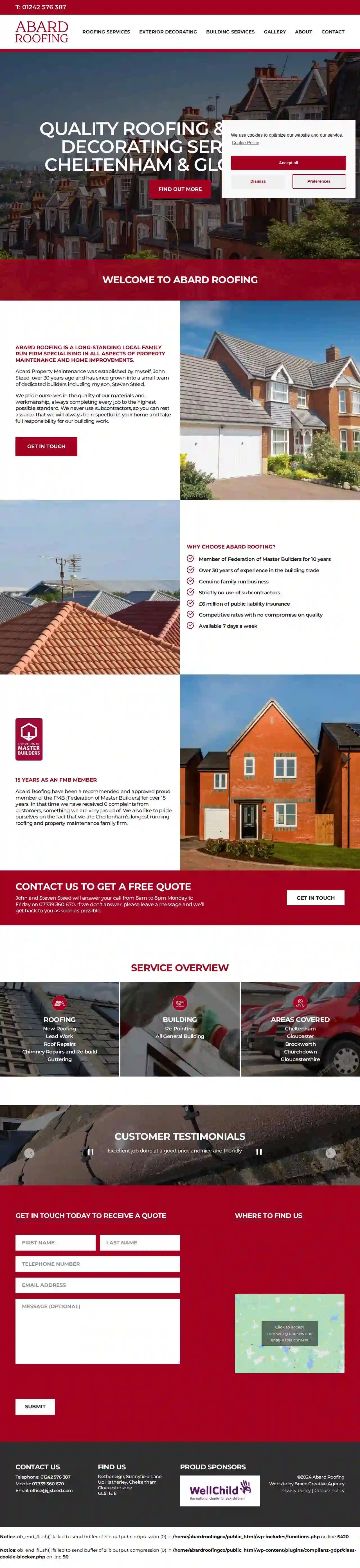 Abard Property Maintenance | Roofing & Leadwork specialist