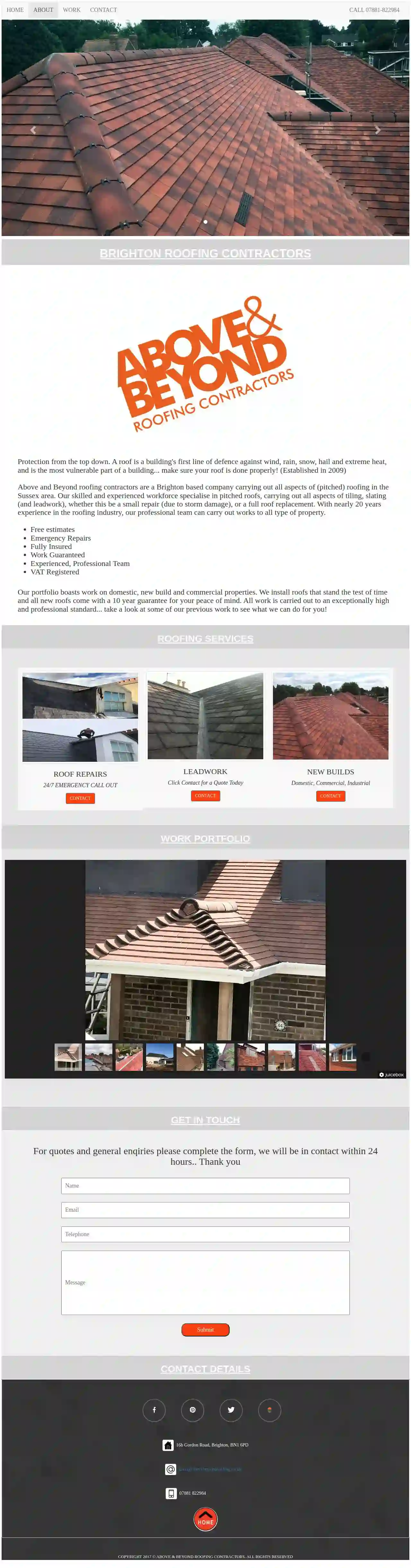 Above & Beyond Roofing Contractors