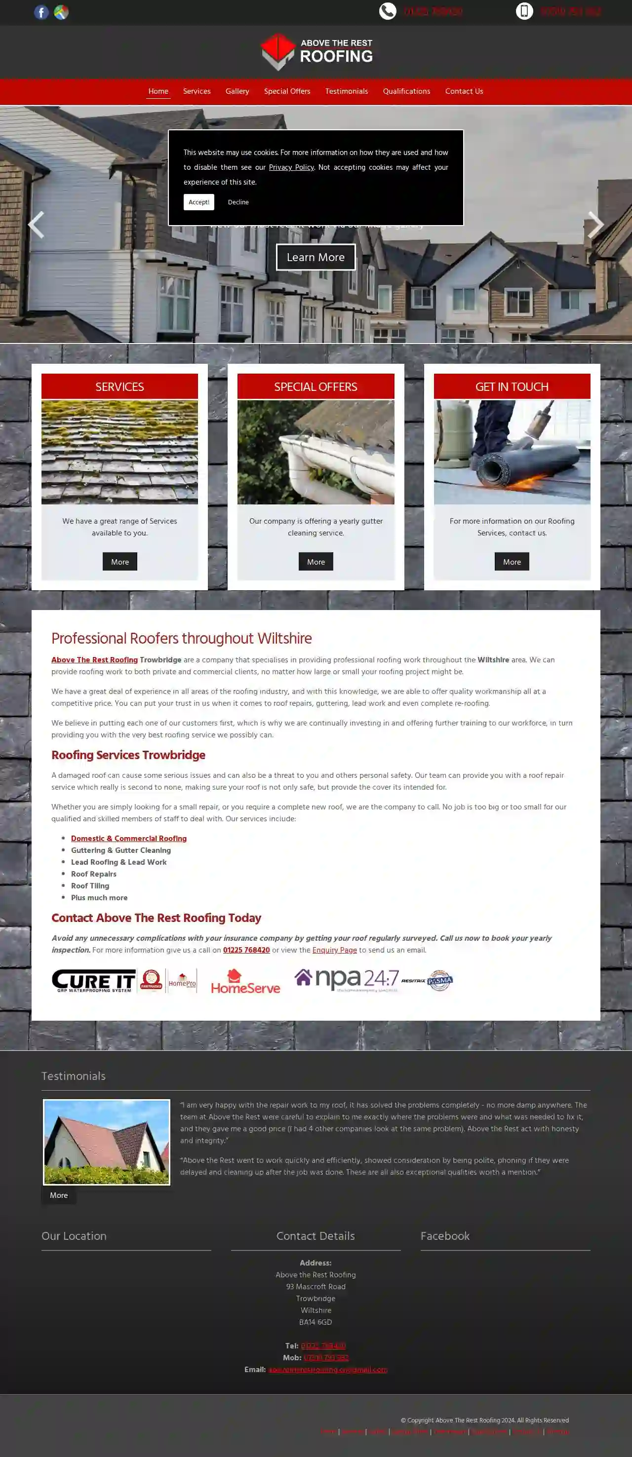 Above the Rest Roofing