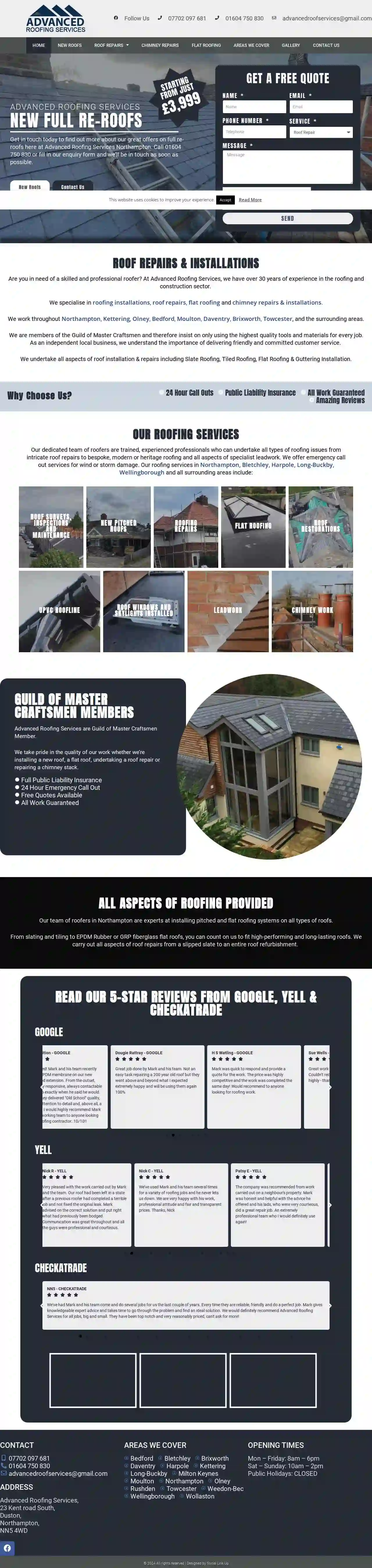 Advanced Roofing Services Northampton