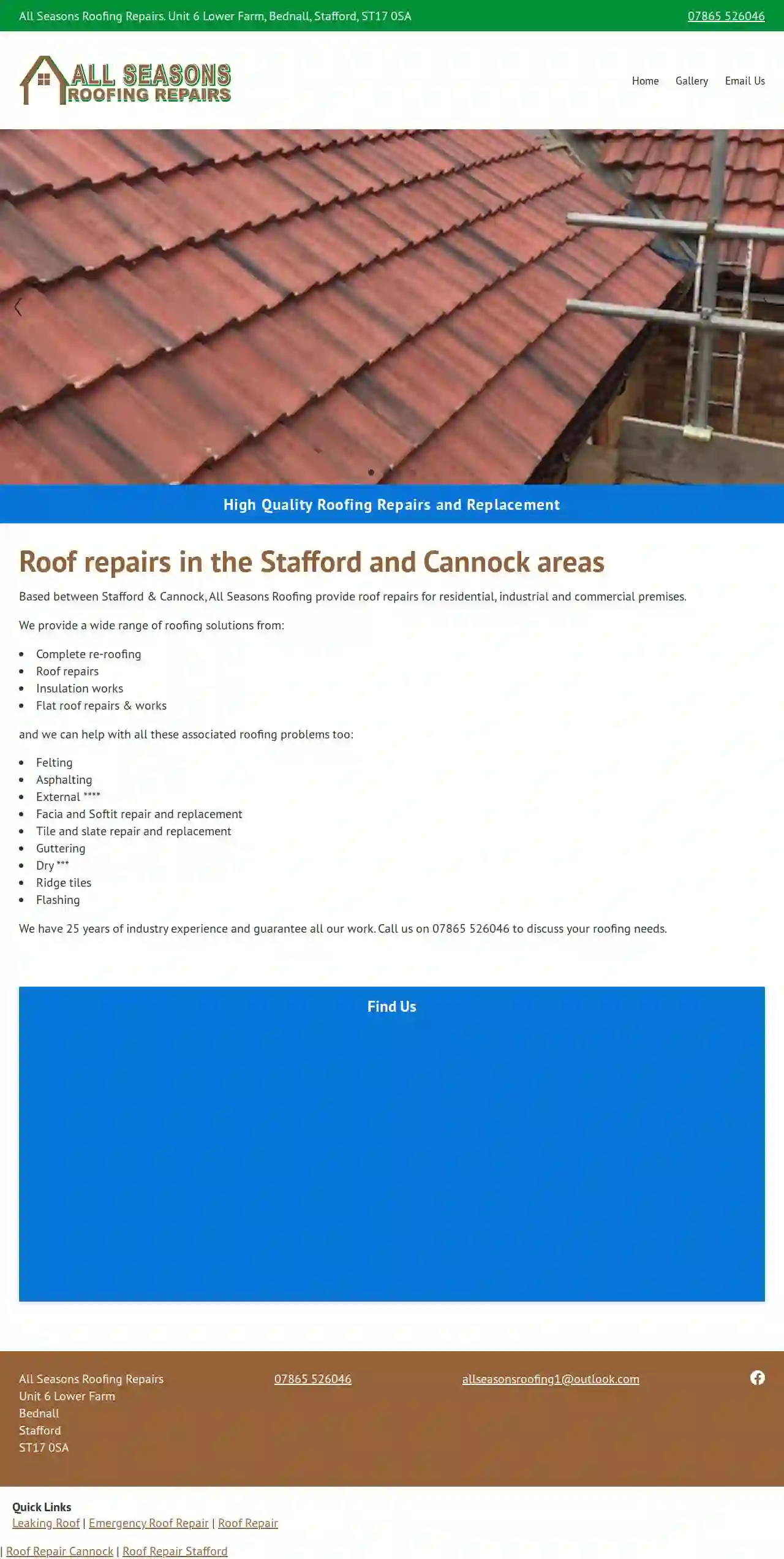 All Seasons Roofing Repairs