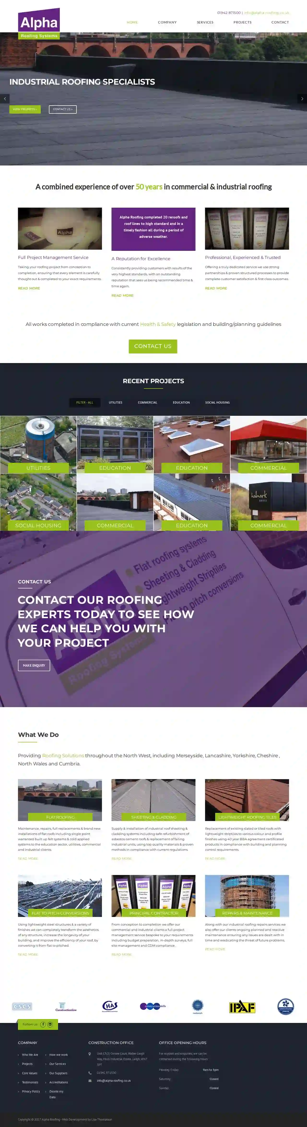 Alpha Roofing Systems Ltd