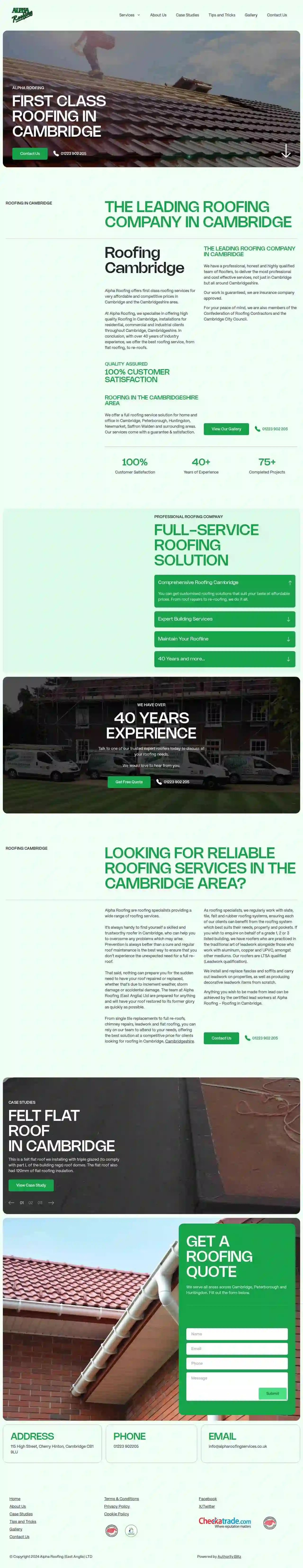 Alpha Roofing (east Anglia) Ltd