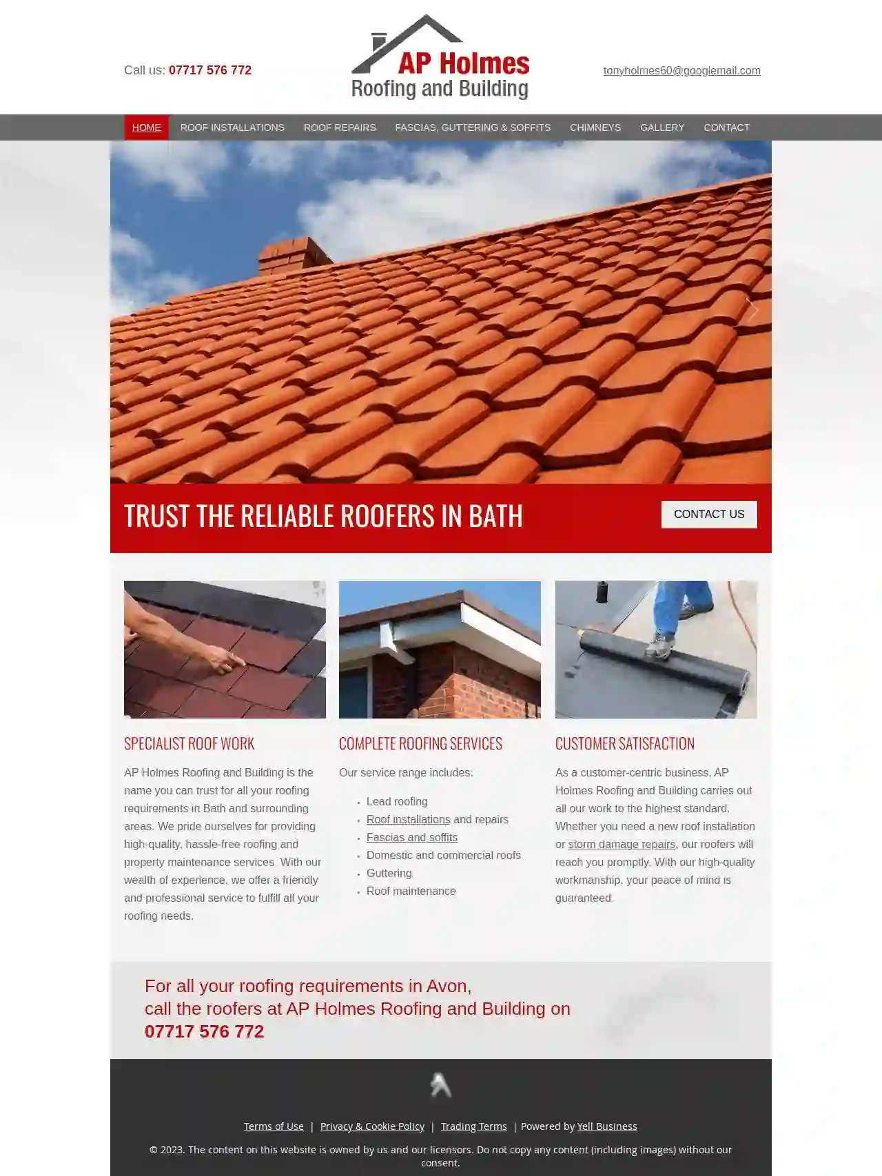 AP Holmes Roofing and Building - Roofing Repair,General Repair,Flat Roof,Guttering,Bath