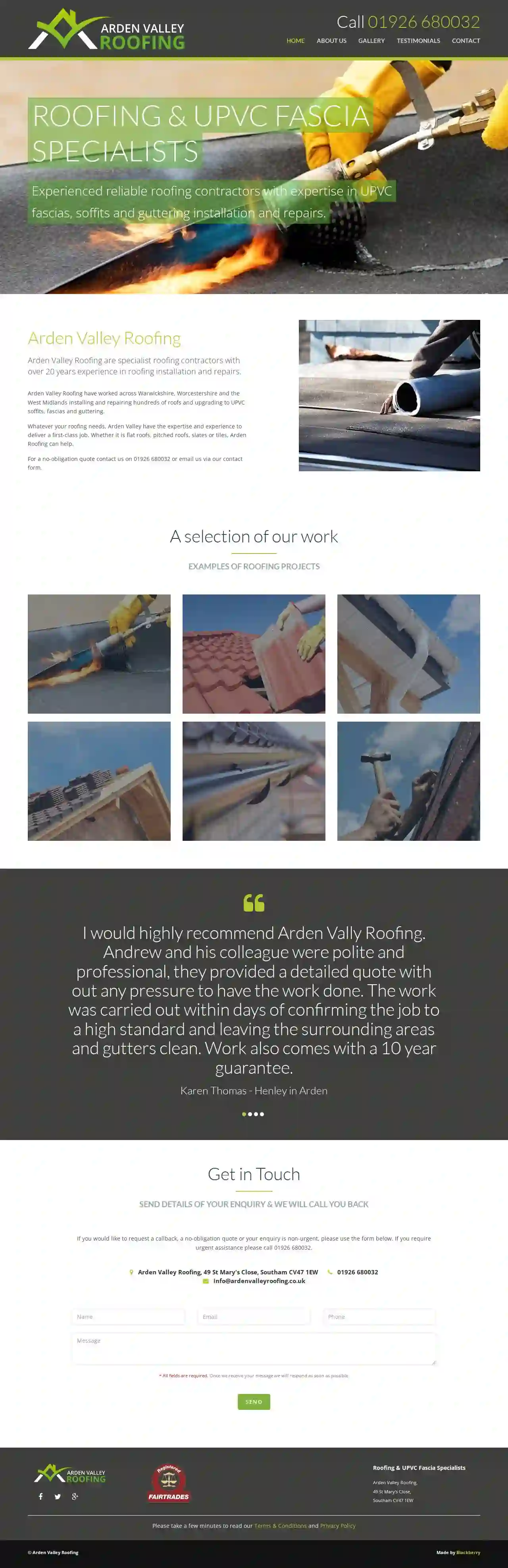 Arden Valley Roofing LTD