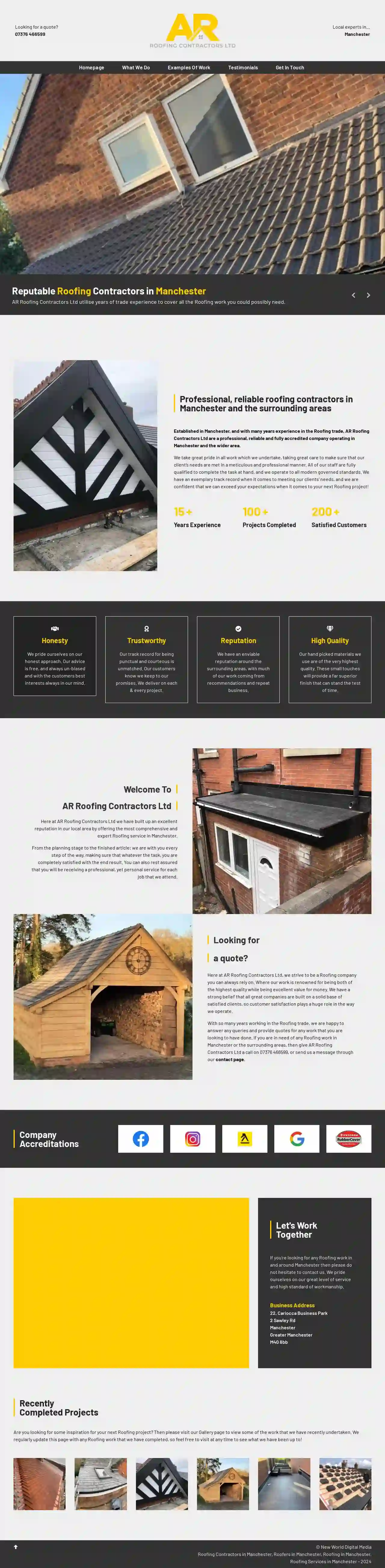 AR Roofing Contractors Ltd