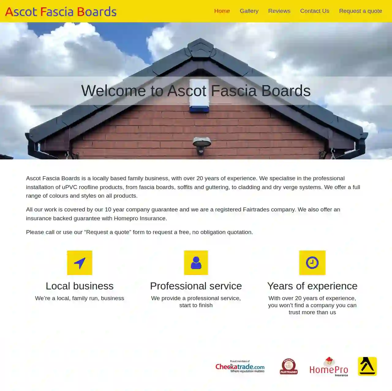 Ascot Fascia Boards