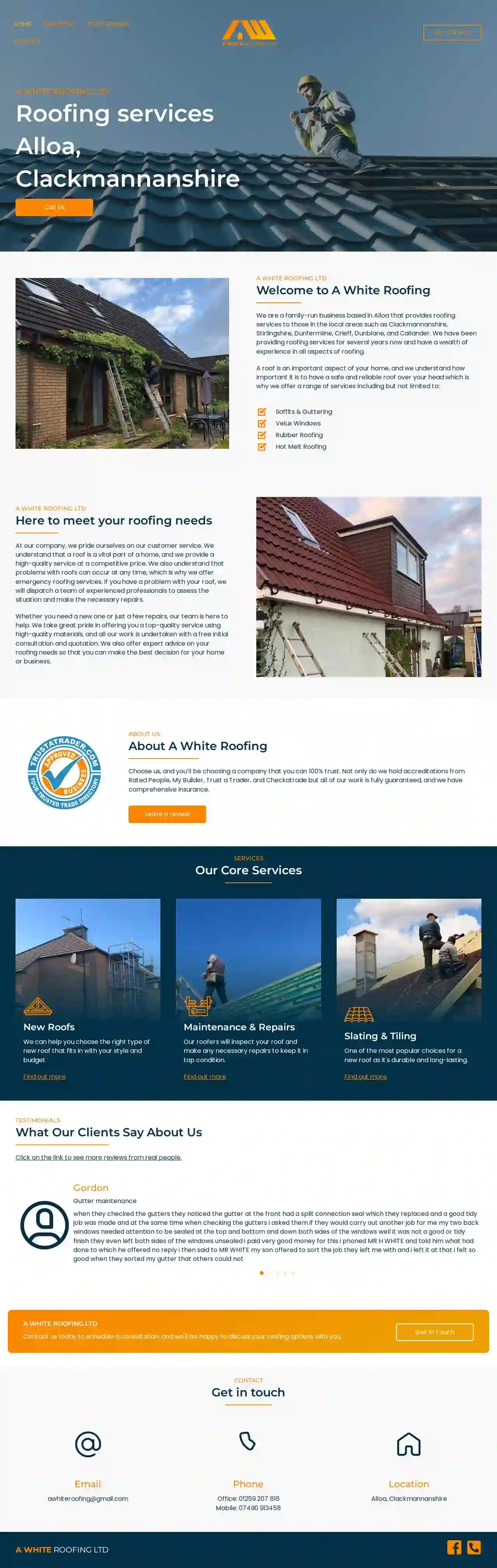 A White Roofing LTD