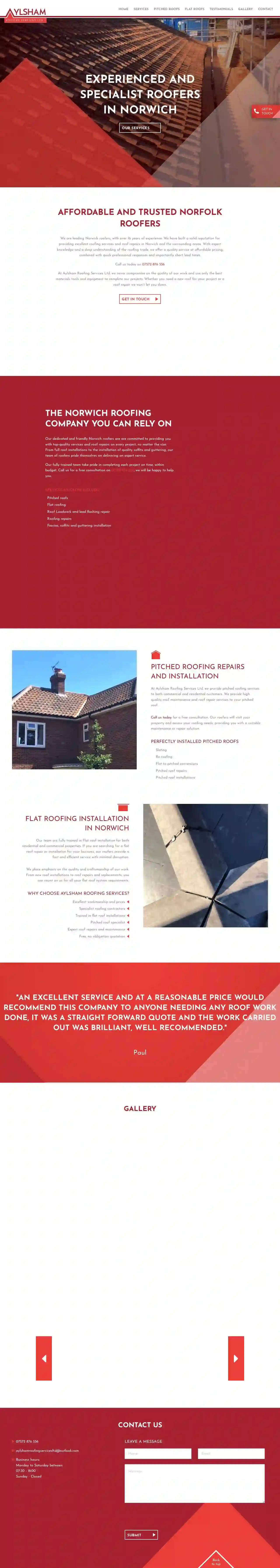 Aylsham roofing services ltd.