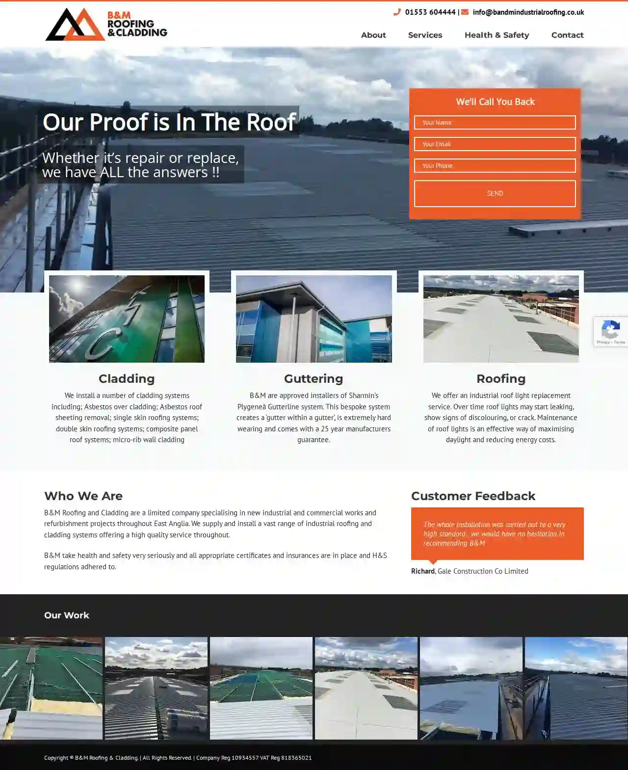 B & M Roofing & Cladding Ltd