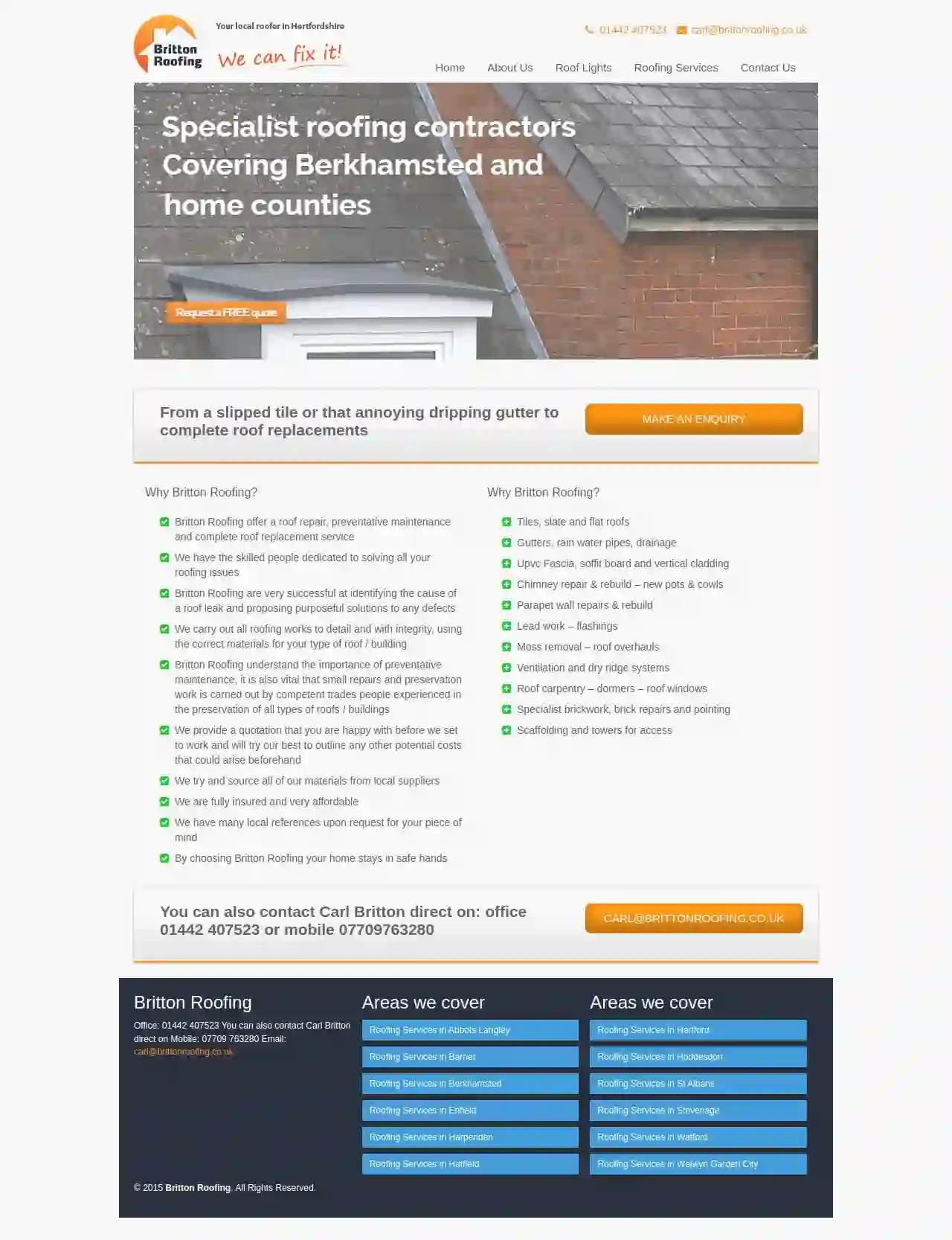 britton roofing and guttering