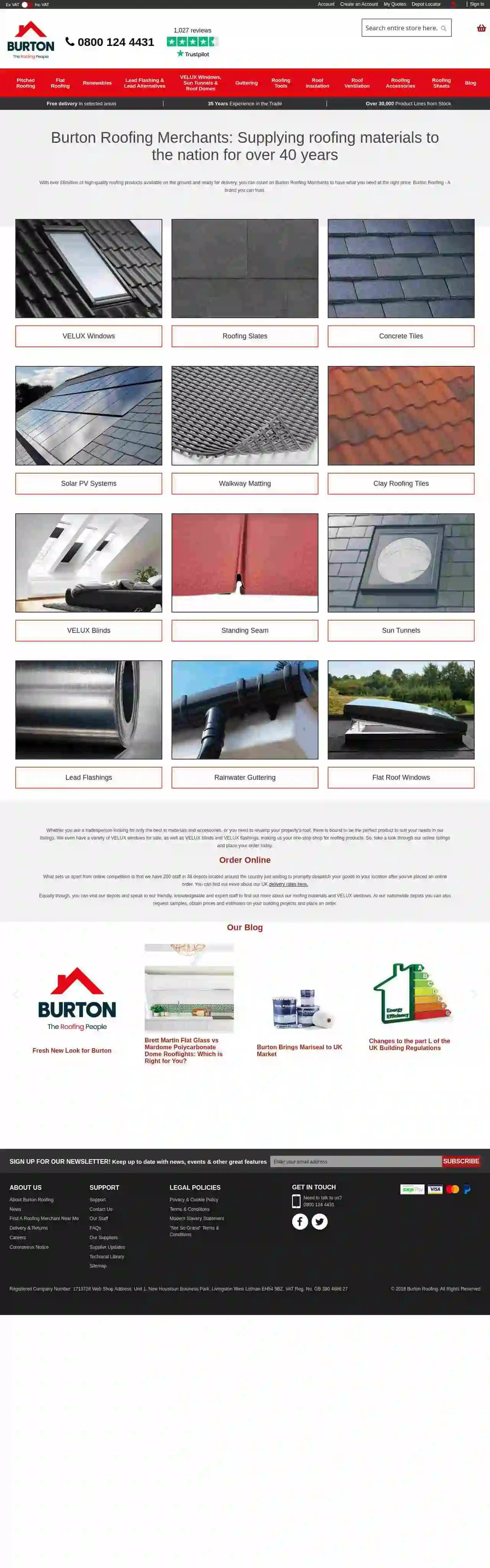 Burton Roofing Merchants - Irvine