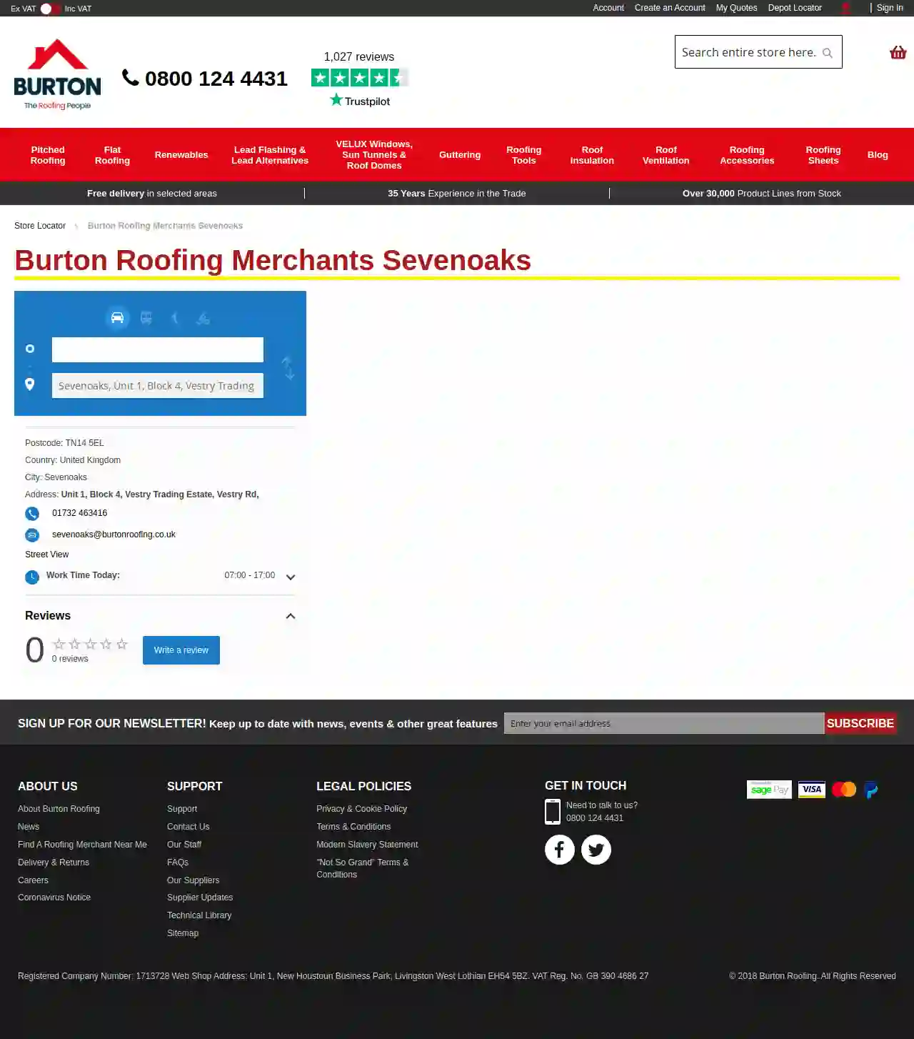 Burton Roofing Merchants - Sevenoaks