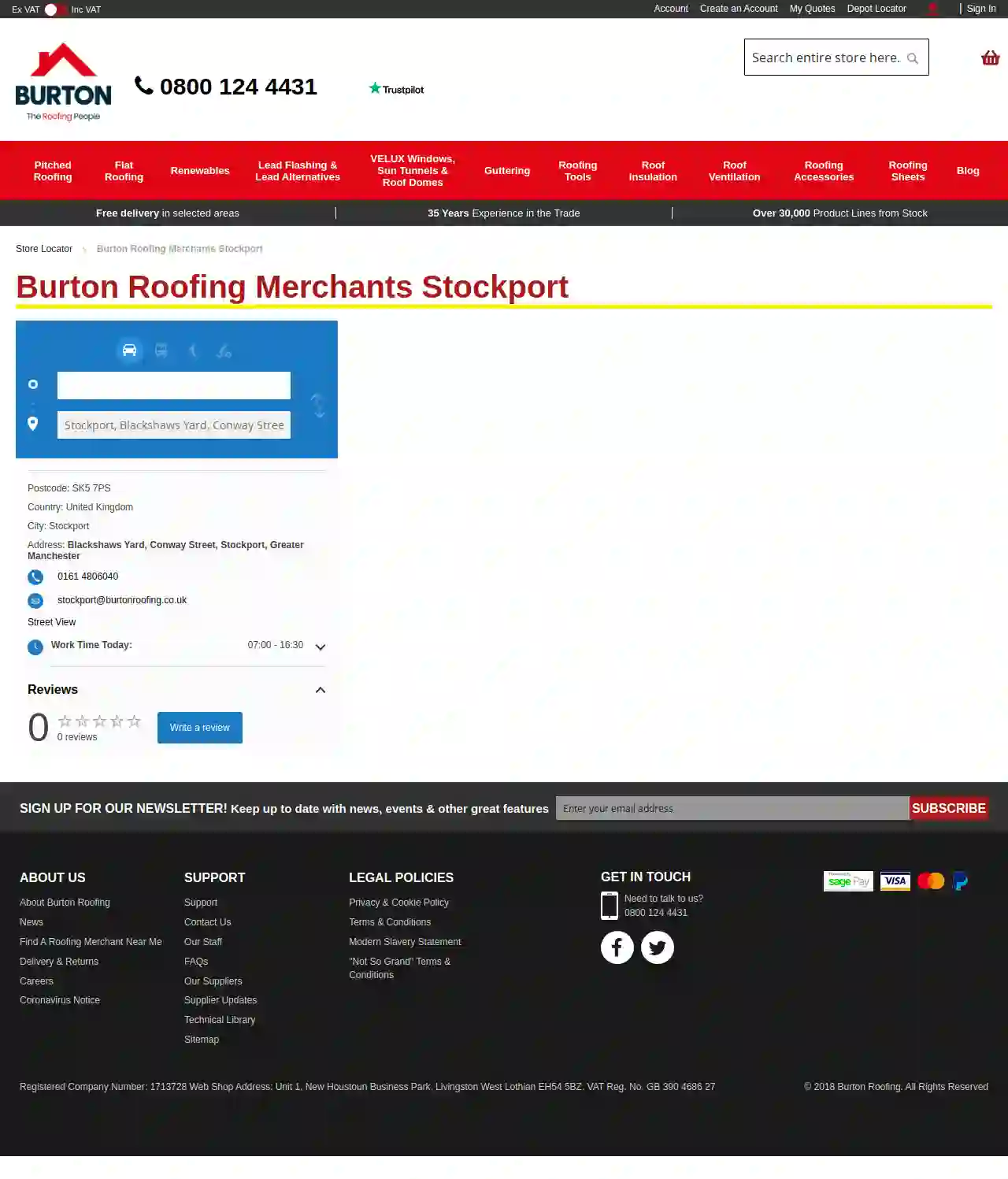 Burton Roofing Merchants - Stockport