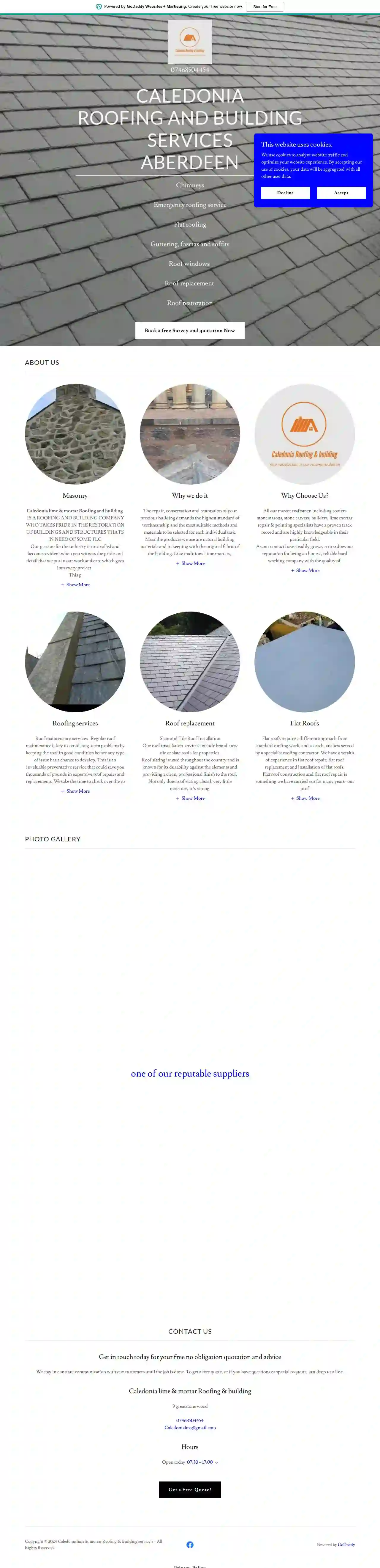 Caledonia Roofing and building services Aberdeen