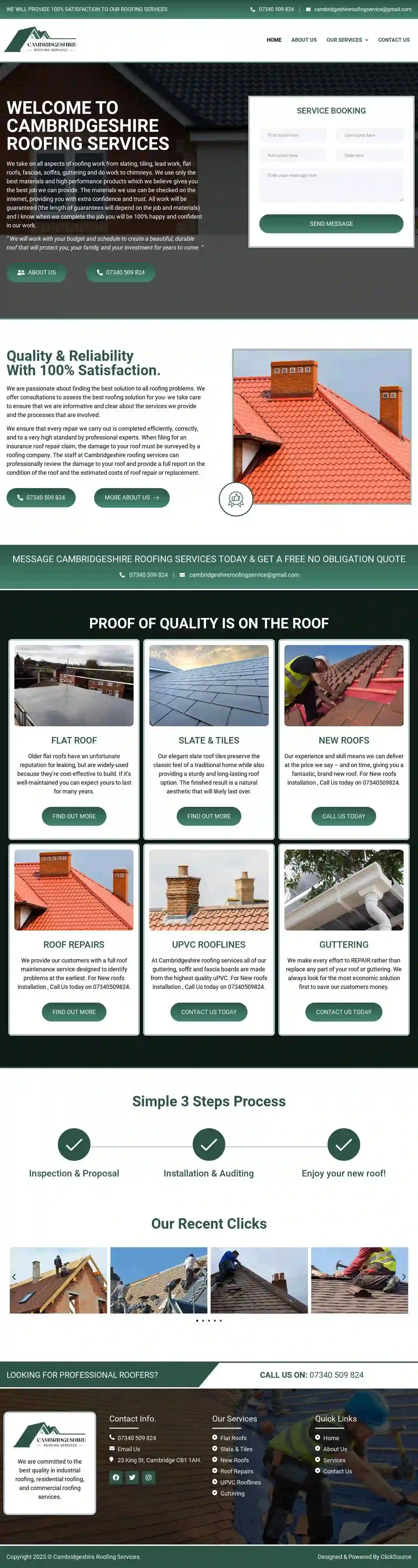 Cambridgeshire Roofing Services