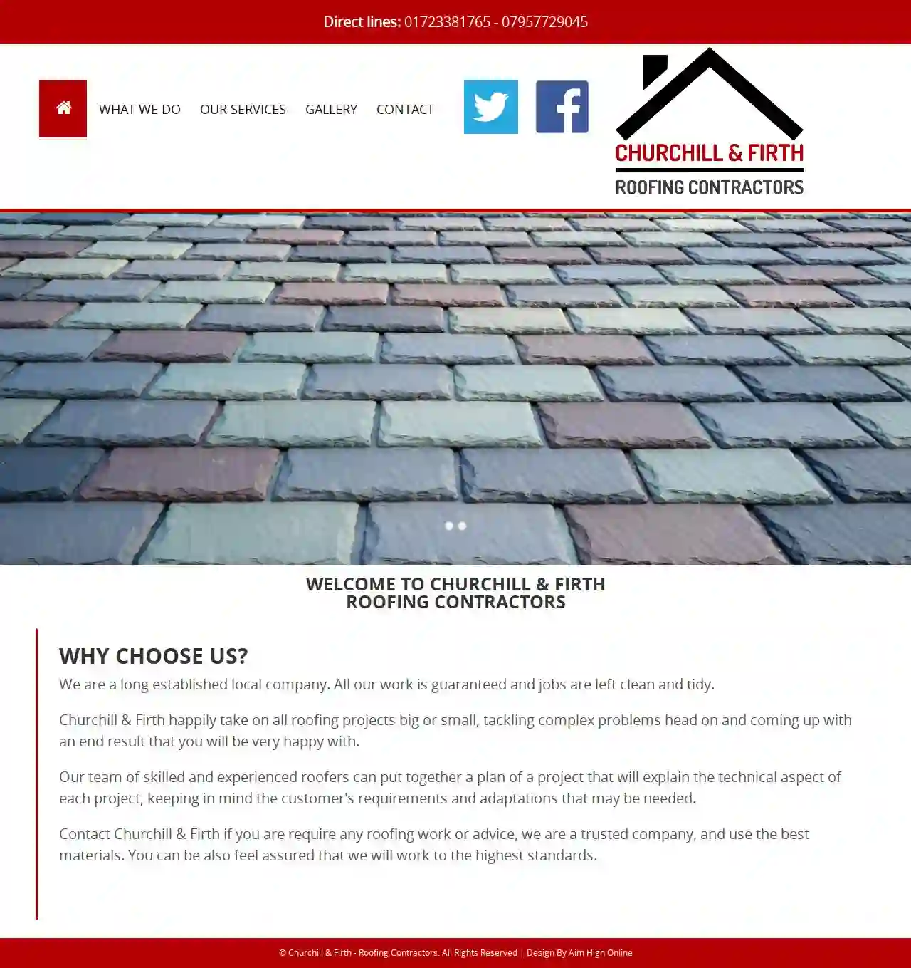 Churchill & Firth Roofing Contractors Scarborough