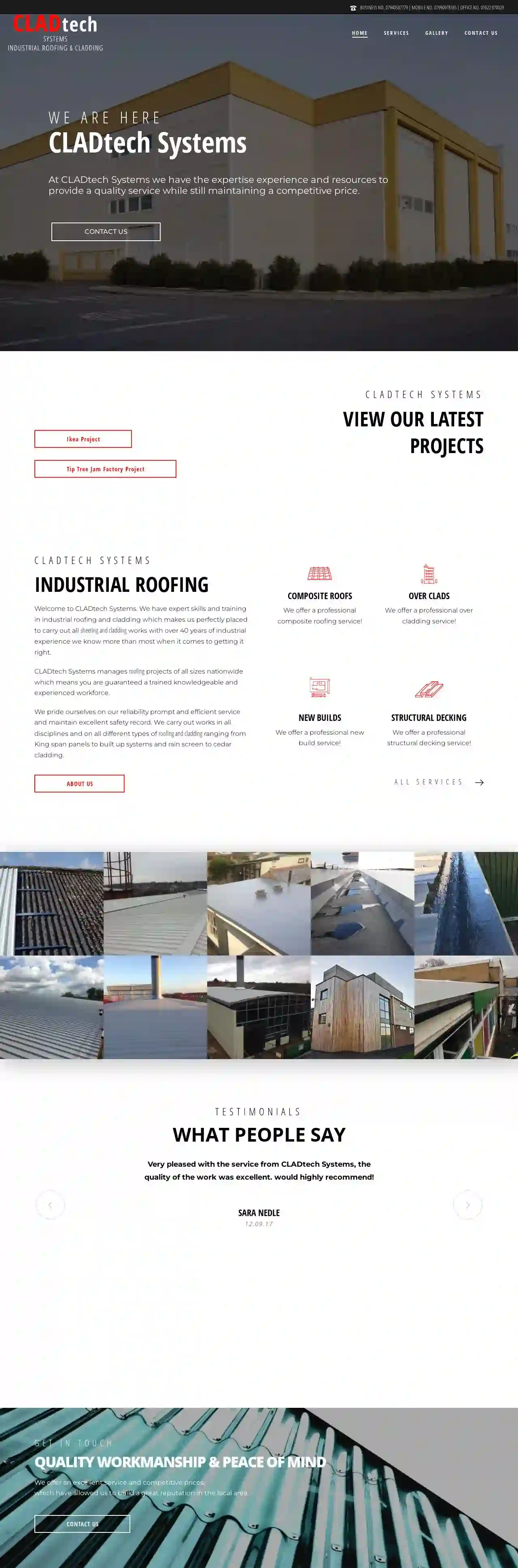 Cladtech Systems Industrial Roofing & Cladding