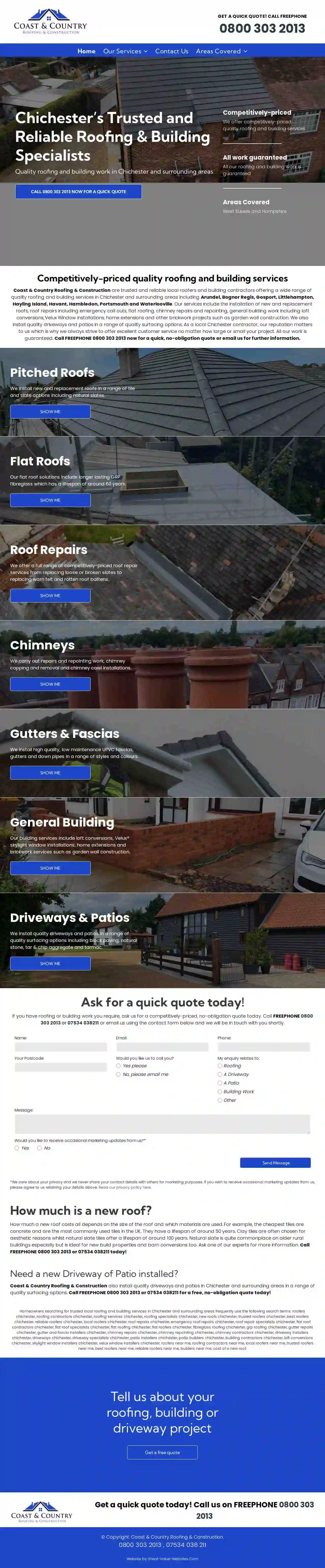 Coast & Country Roofing & Construction Ltd