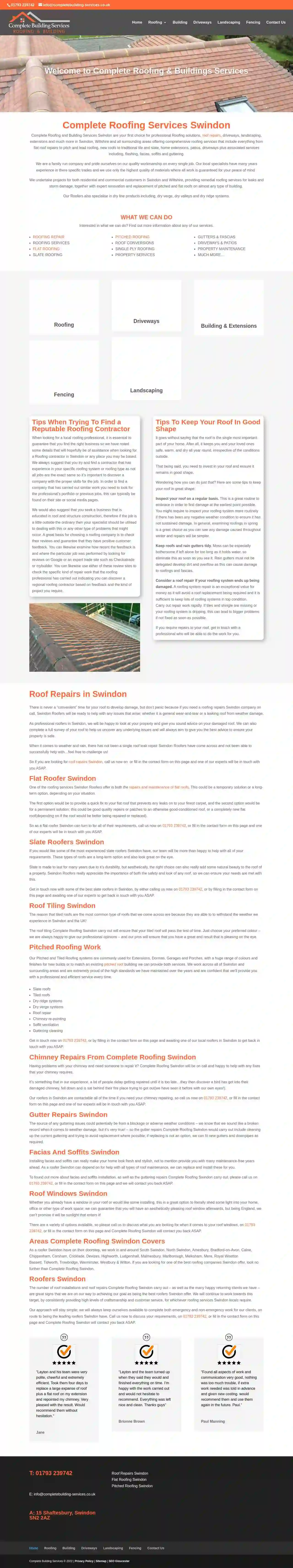 Complete Roofing & Building Services Swindon