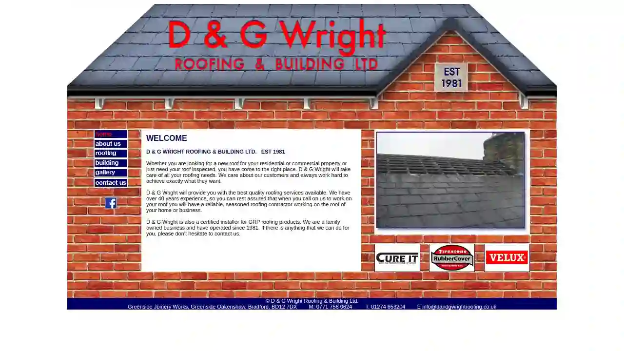 D & G WRIGHT ROOFING & BUILDING