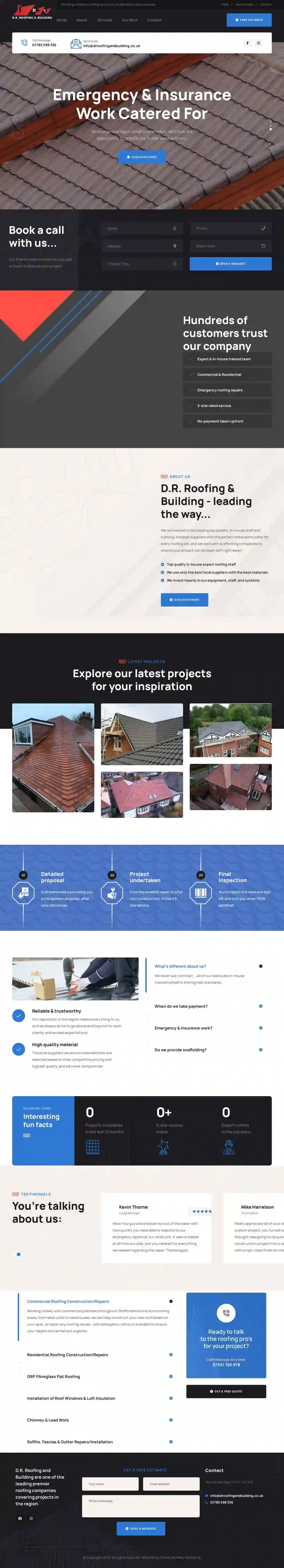 D R Roofing and building