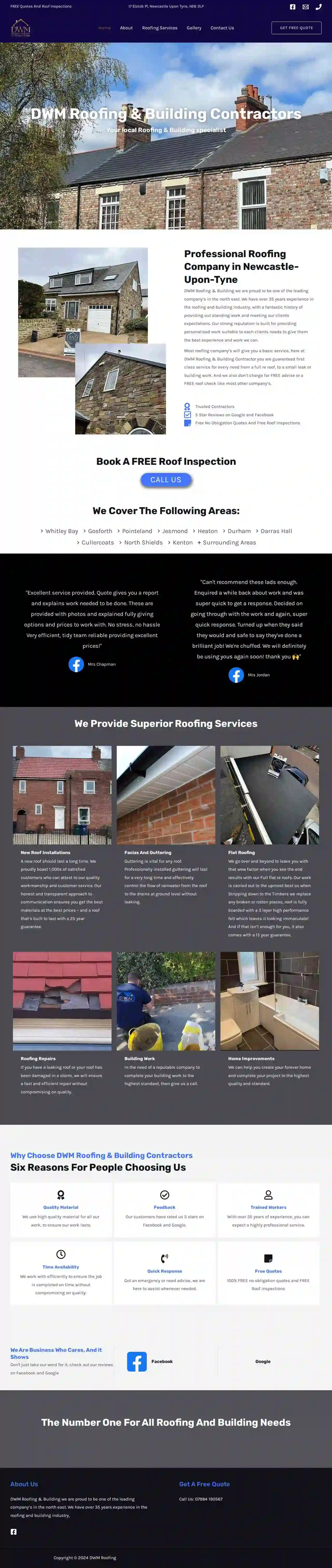 DWM Roofing & Building Contractors