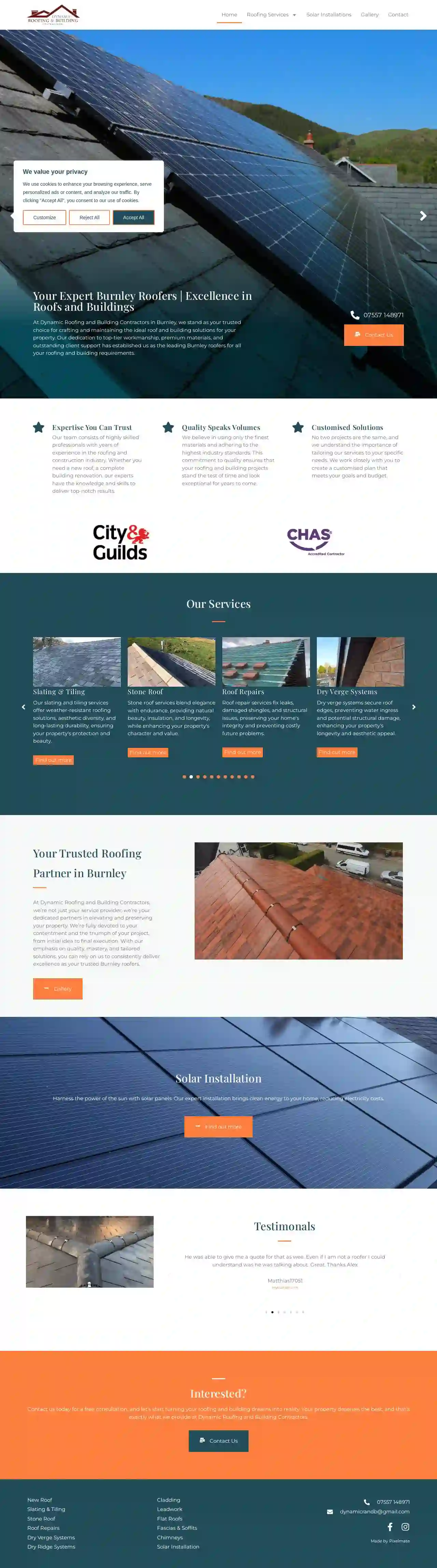 Dynamic Roofing and building contractors