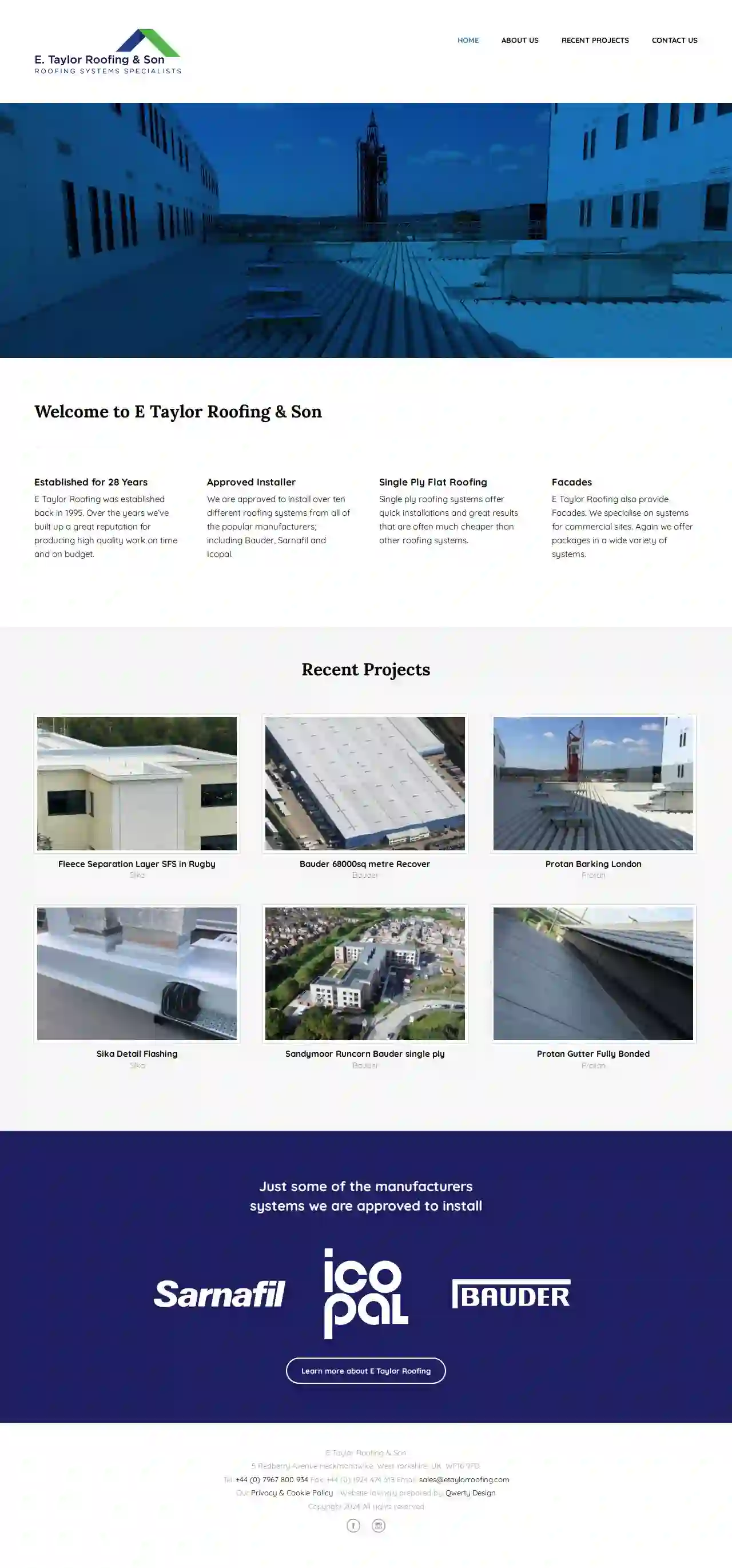 E Taylor Roofing Limited