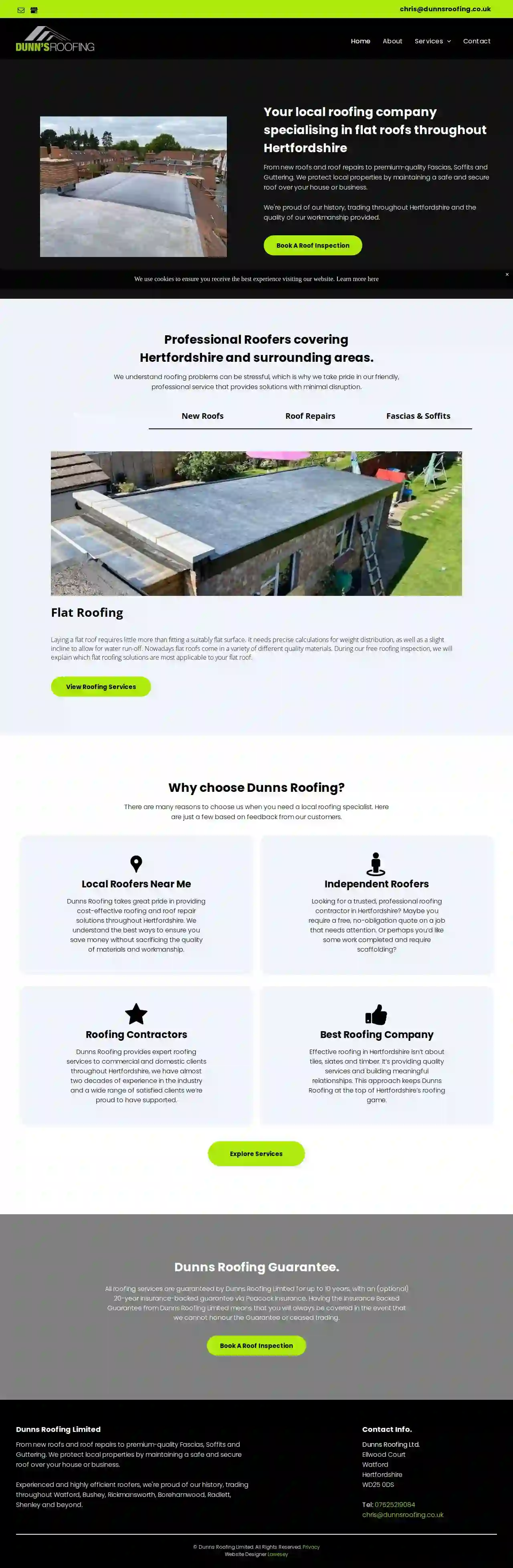 Flat Roofing Specialists | Dunns Roofing