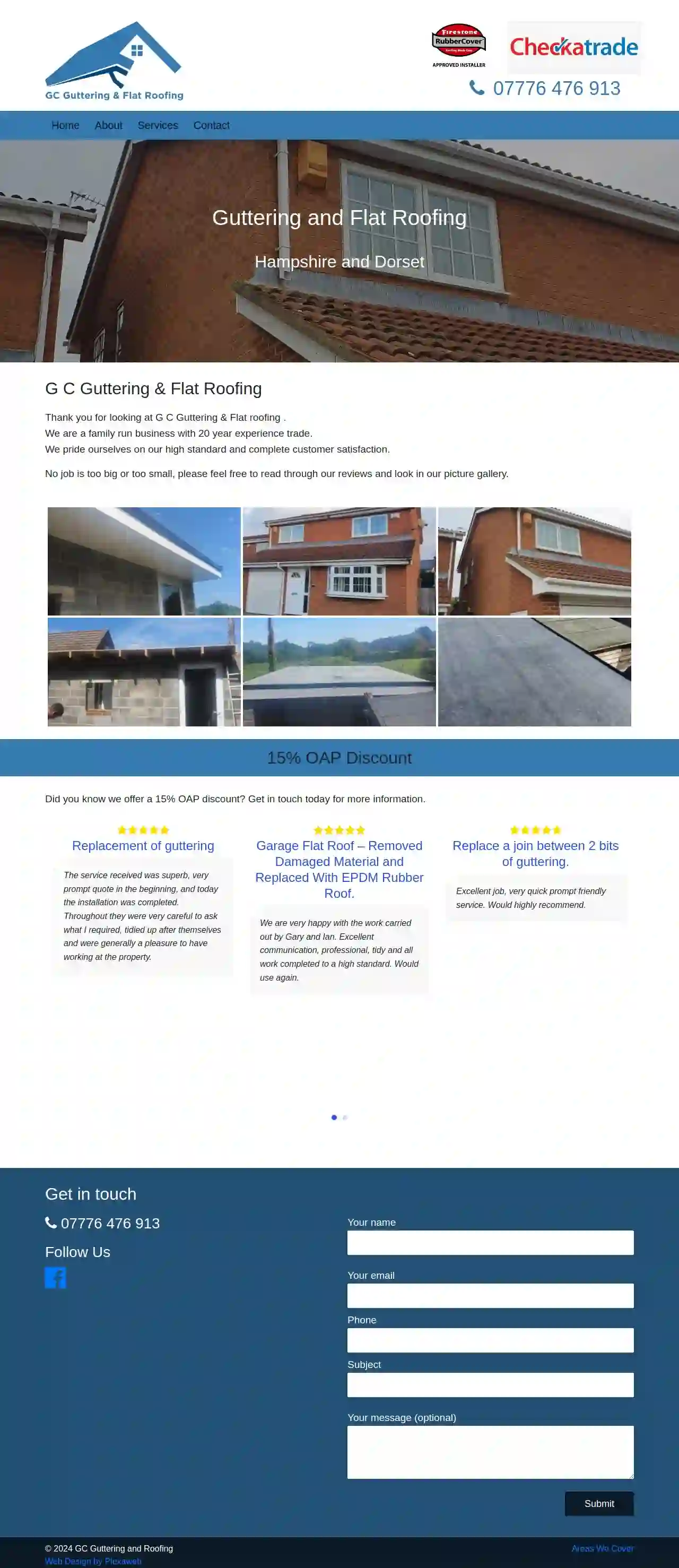 G C Guttering and Flat Roofing