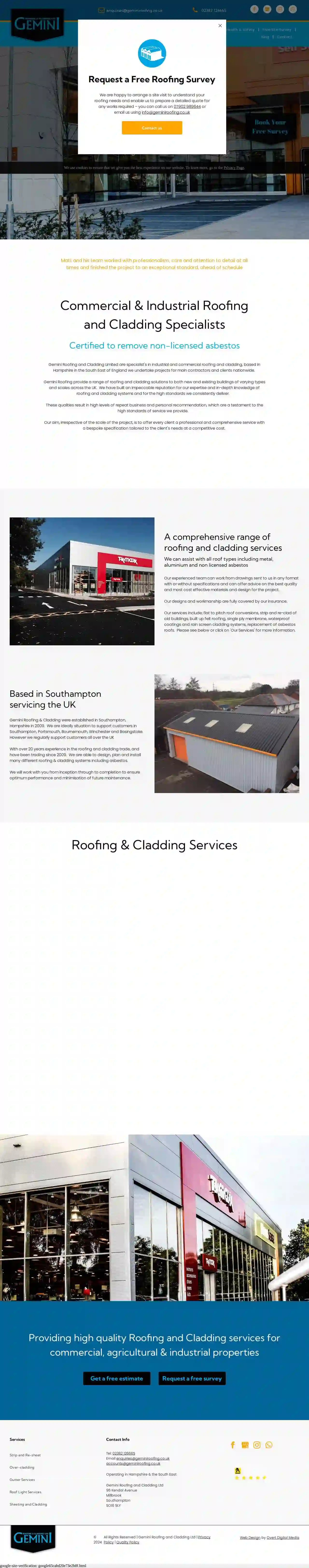 Gemini Roofing and Cladding Ltd