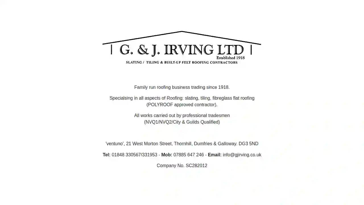 G & J Irving Ltd