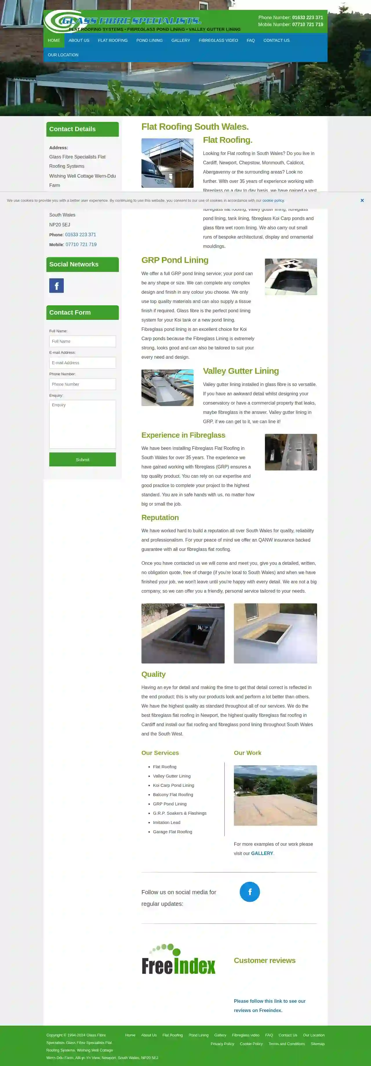 Glass Fibre Specialists Flat Roofing Systems