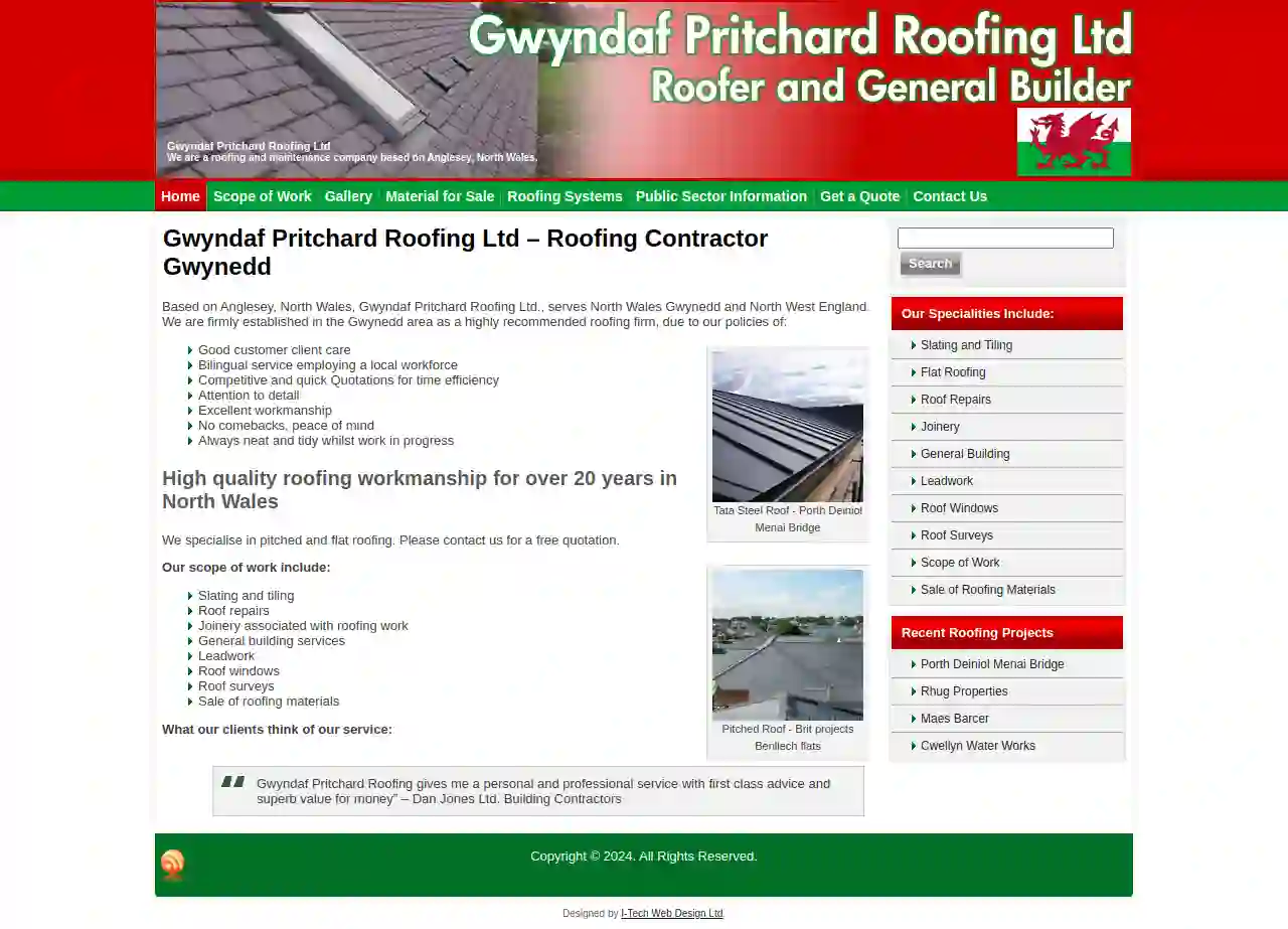 Gwyndaf Pritchard Roofing Ltd