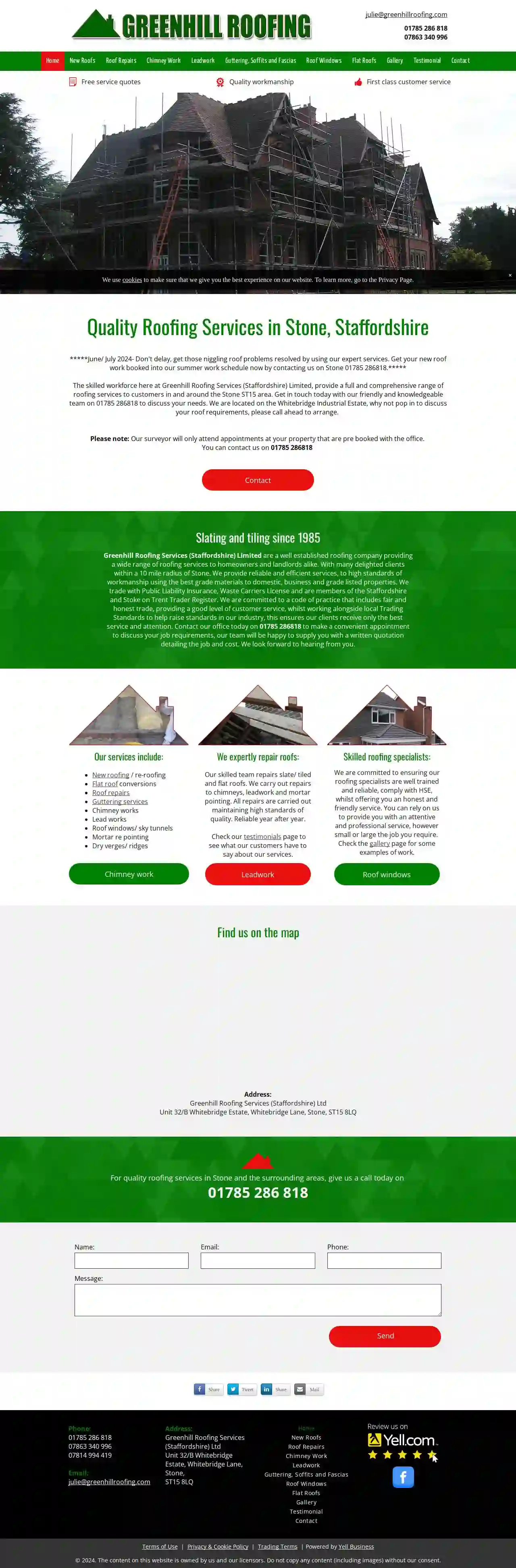 Greenhill Roofing Services (Staffordshire) LTD