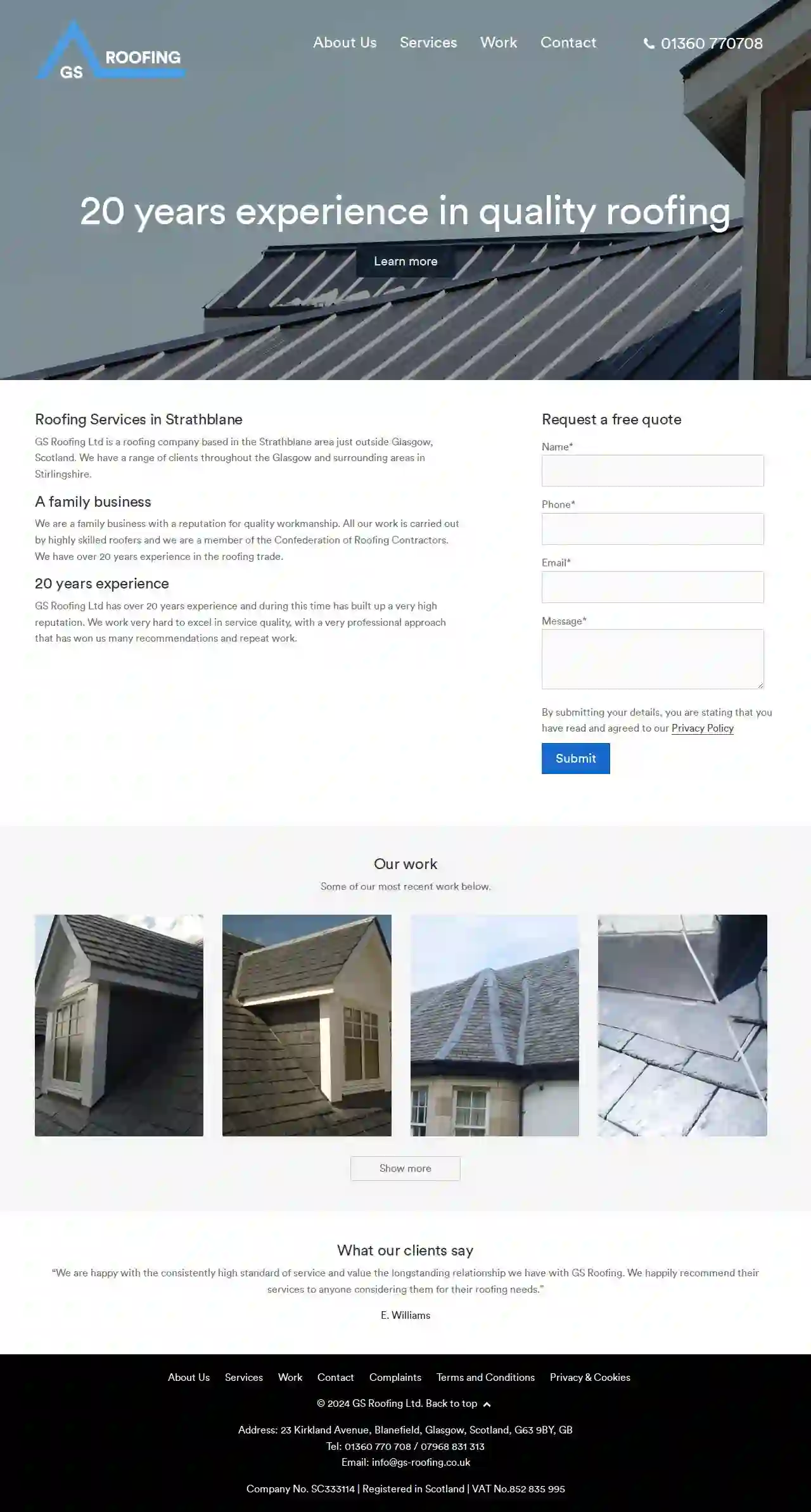 G S Roofing Ltd