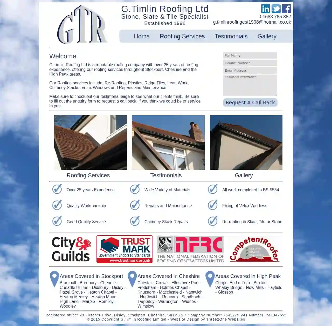 G Timlin Roofing Ltd