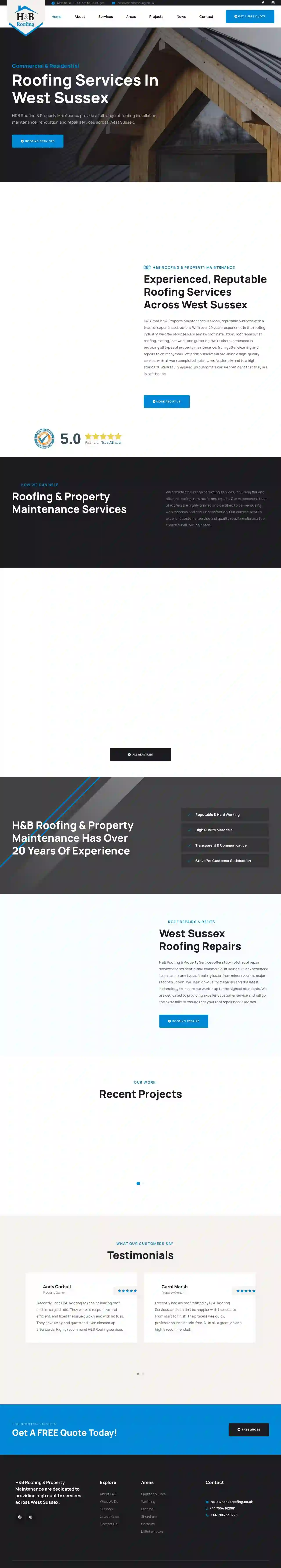 H&B Roofing and Property Maintenance