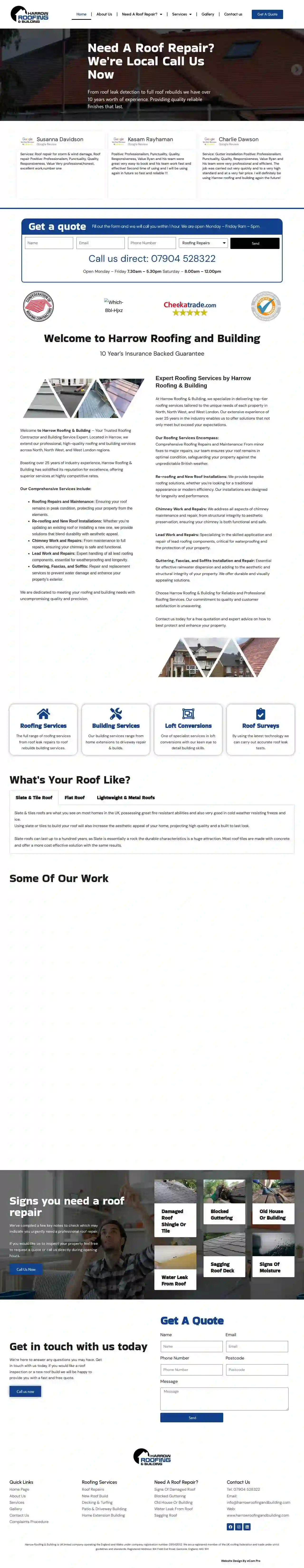 Harrow Roofing & Building LTD