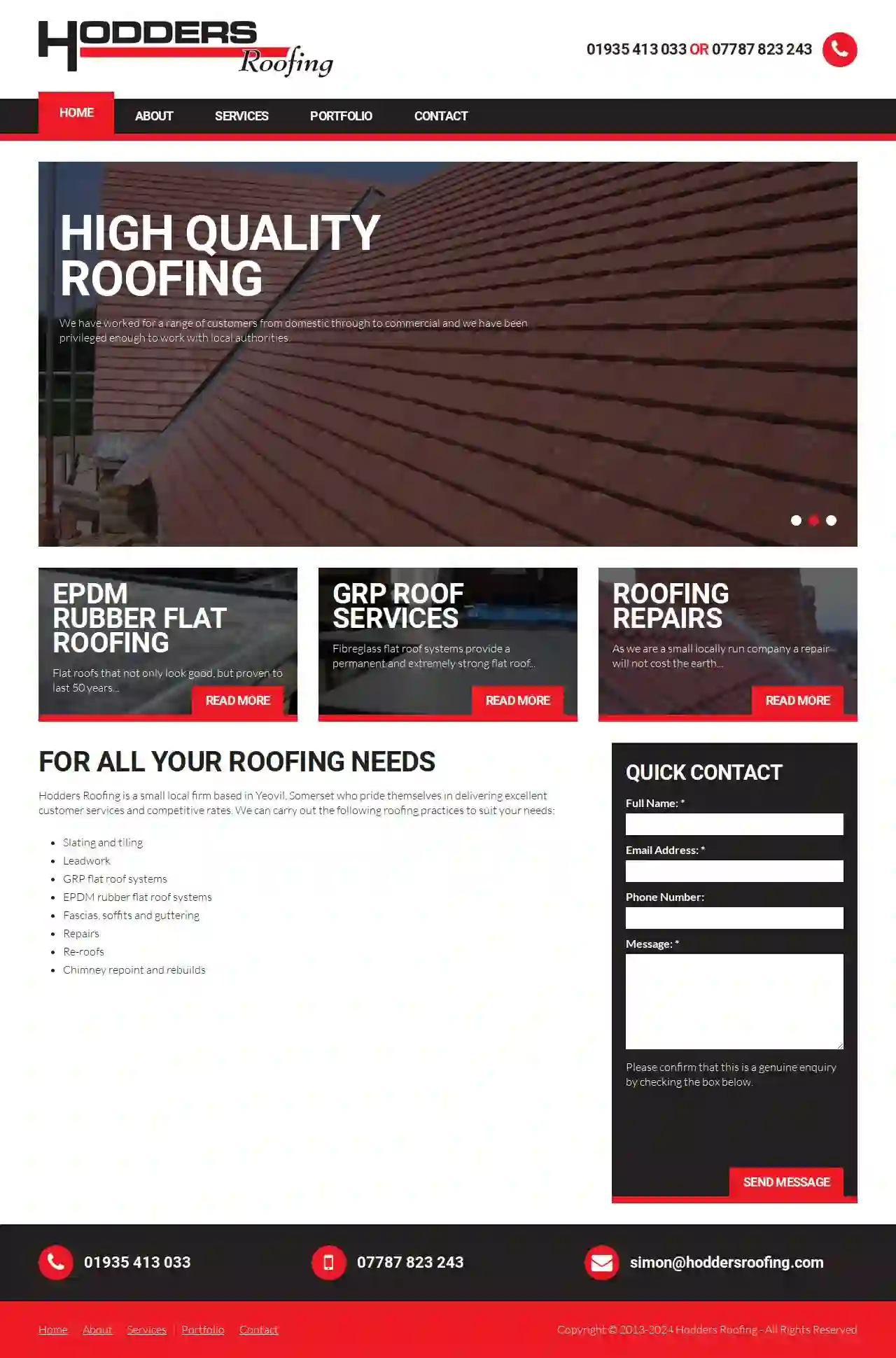 Hodders Roofing Limited