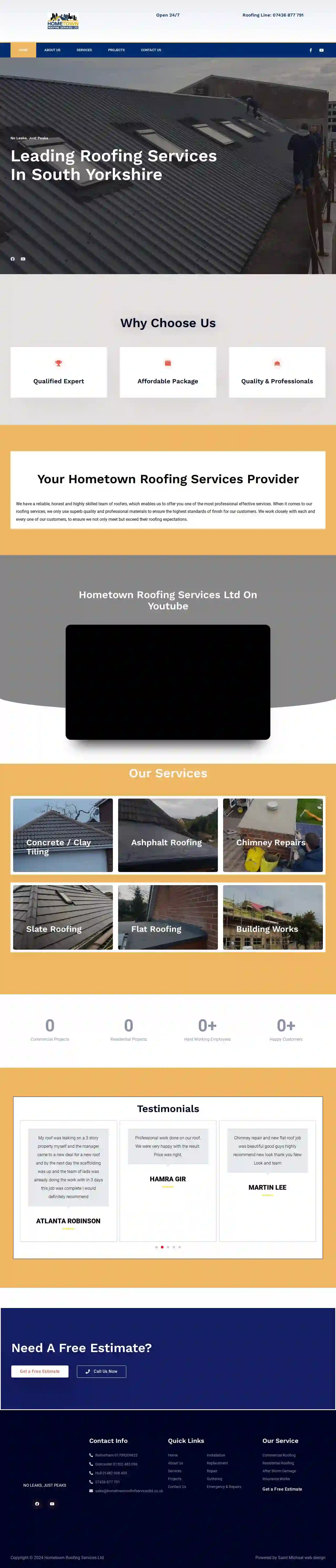 Hometown Roofing Services Ltd