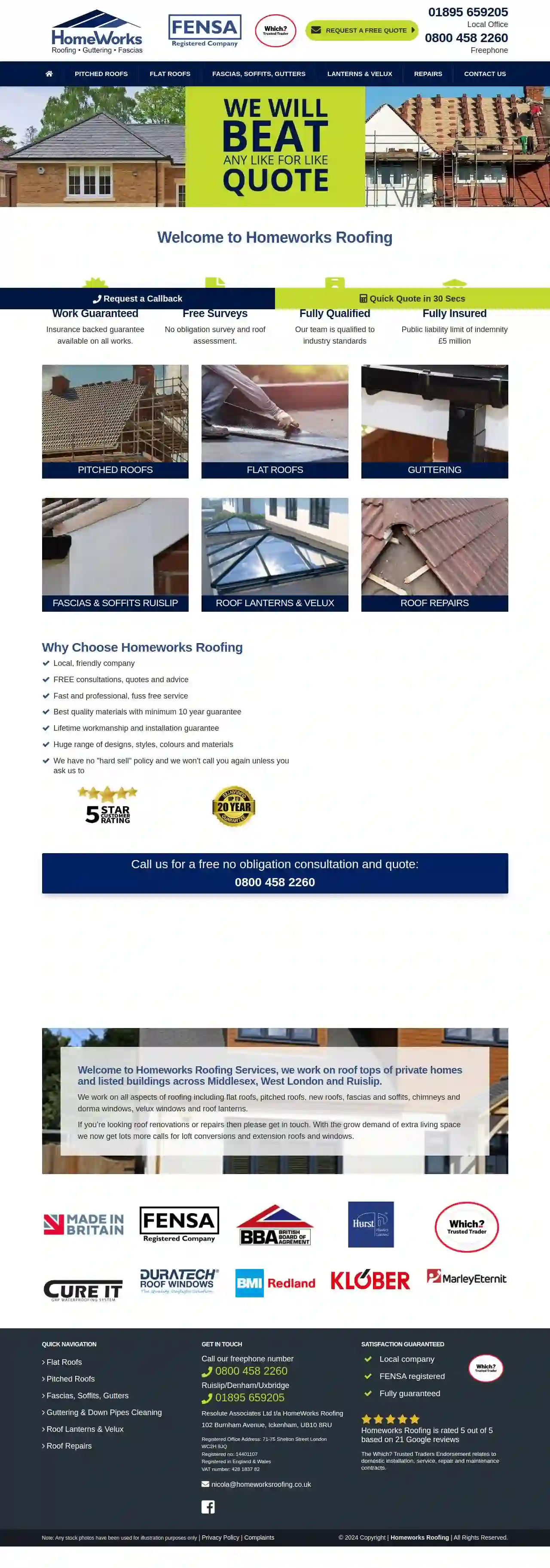 Homeworks Roofing