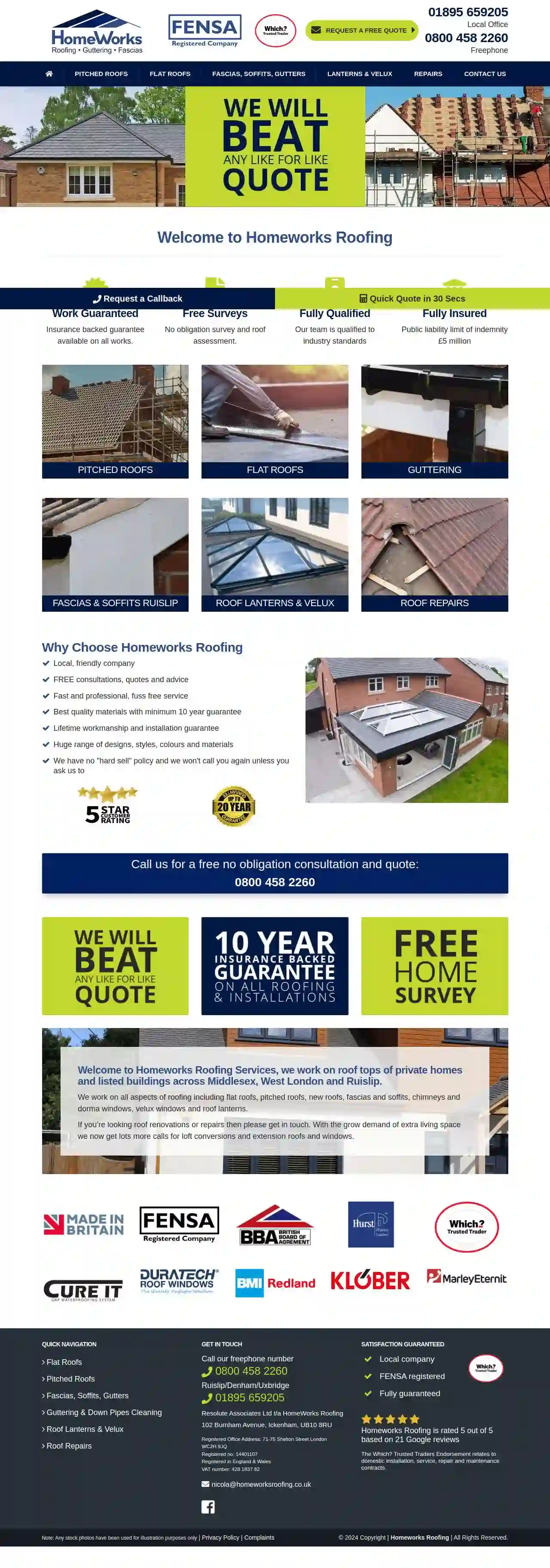 Homeworks Roofing