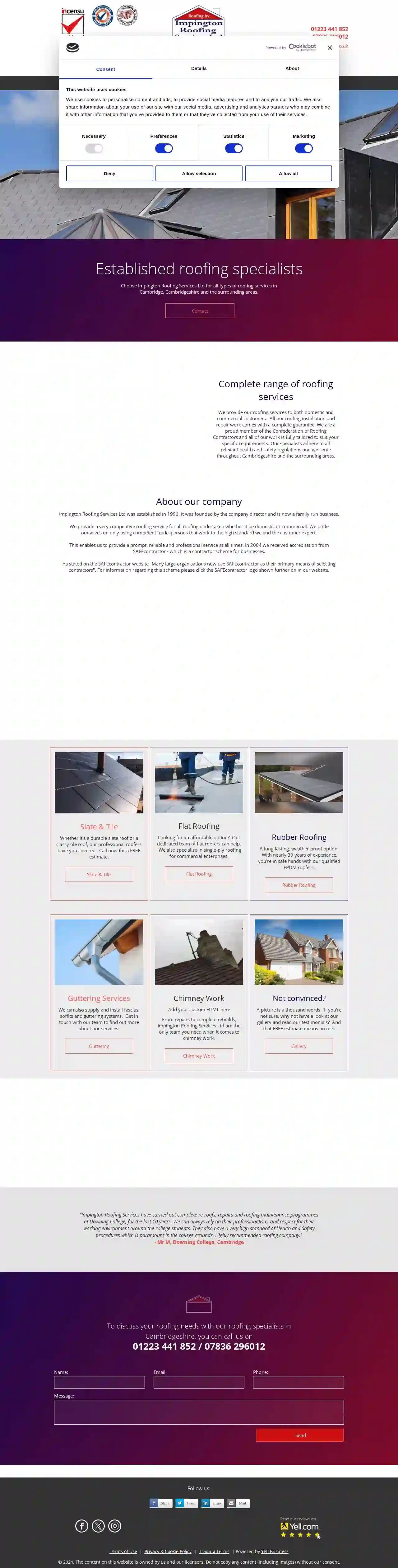 Impington Roofing Services Ltd