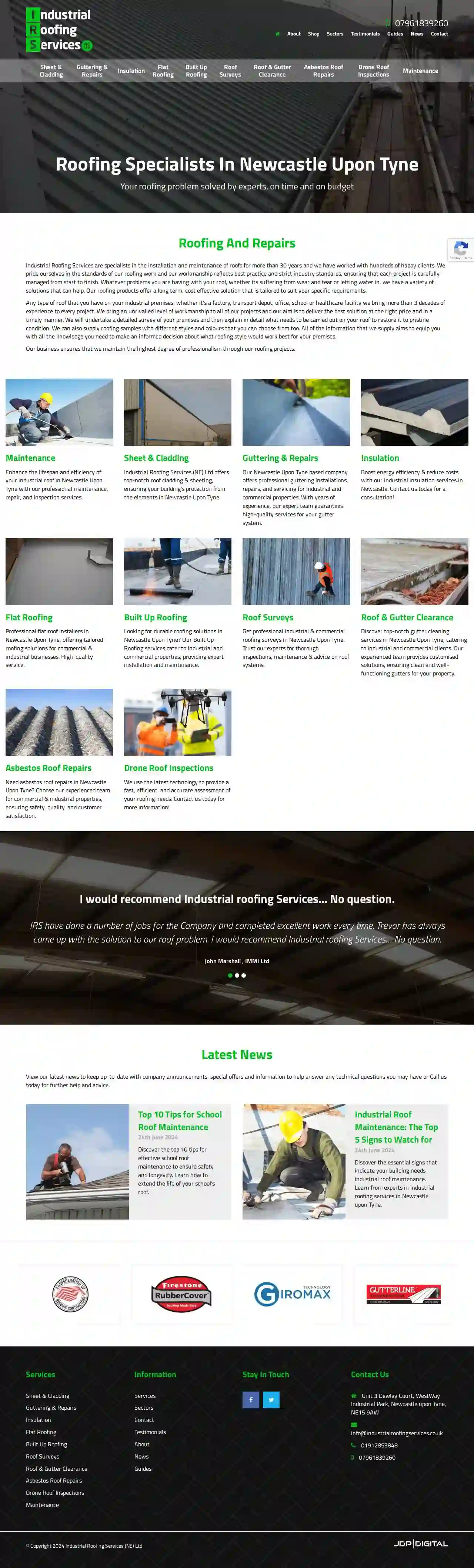 Industrial Roofing Services NE Ltd