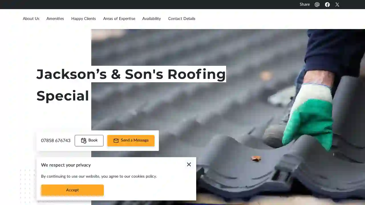 Jackson’s and Son's Roofing Special