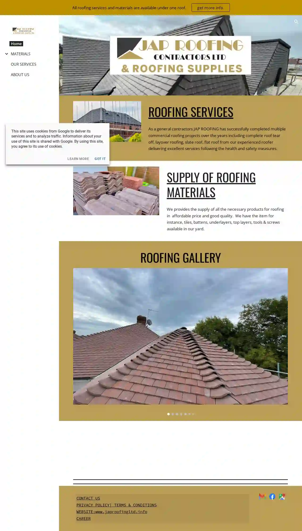 Jap Roofing Contractors Ltd and Roofing Supplies