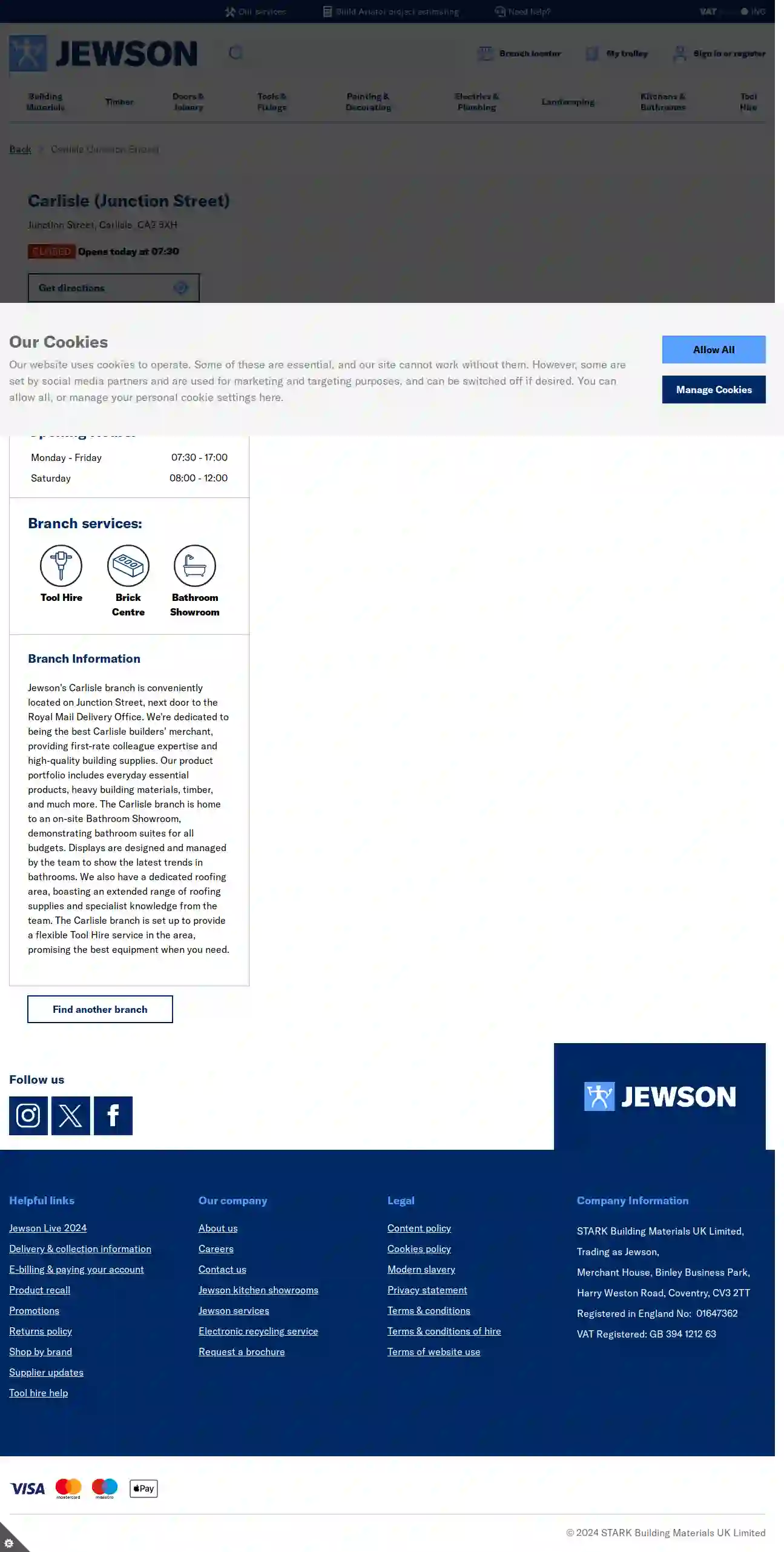 Jewson Carlisle (Junction Street)