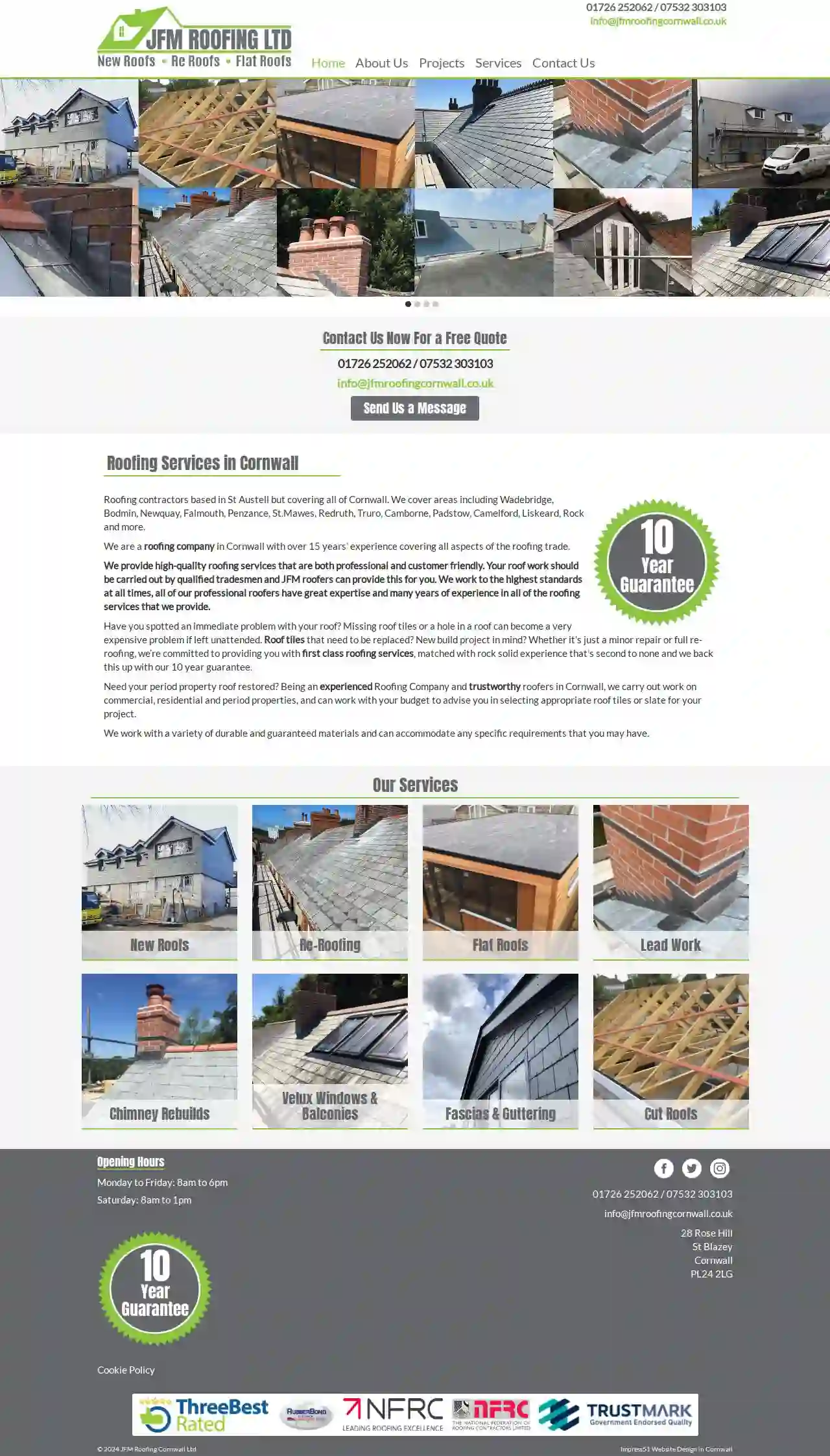 JFM Roofing LTD - Cornwall